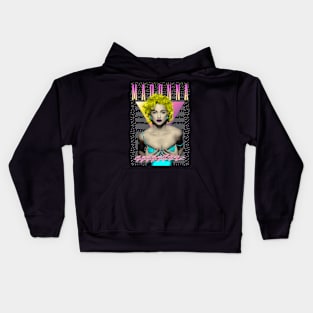 Madonna 80s Retro Aesthetic Fan Art Kids Hoodie